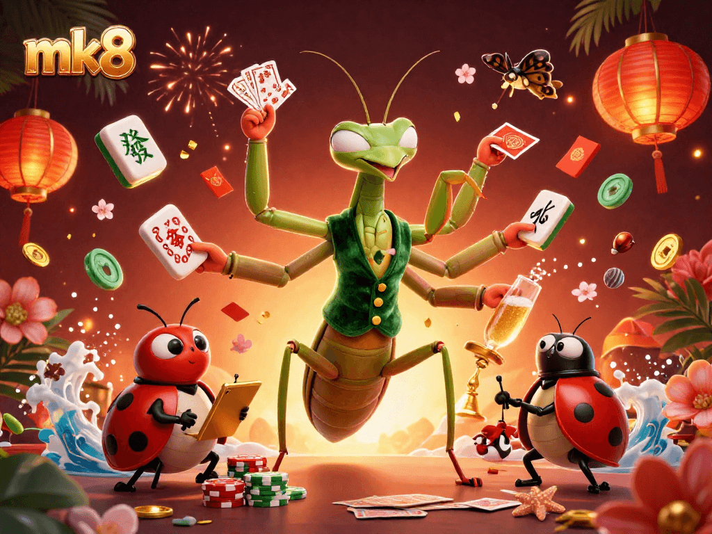 Experience thrilling gameplay at mk8 with vibrant casino characters and immersive elements.