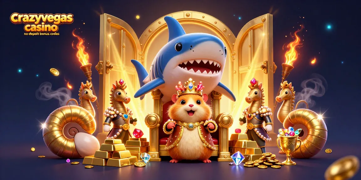 Experience the excitement of crazyvegas casino no deposit bonus codes with our golden hamster king in a treasure-filled kingdom.