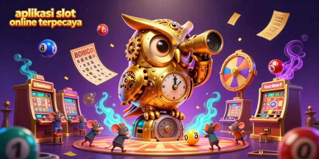 Permainan interaktif aplikasi slot online terpercaya dengan simbol-simbol keberuntungan yang memikat di dunia kasino.