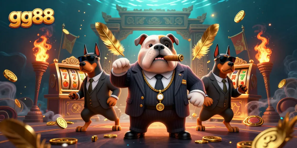 Experience the thrill of gg88 with a 3D cartoon mafia boss and casino games galore!