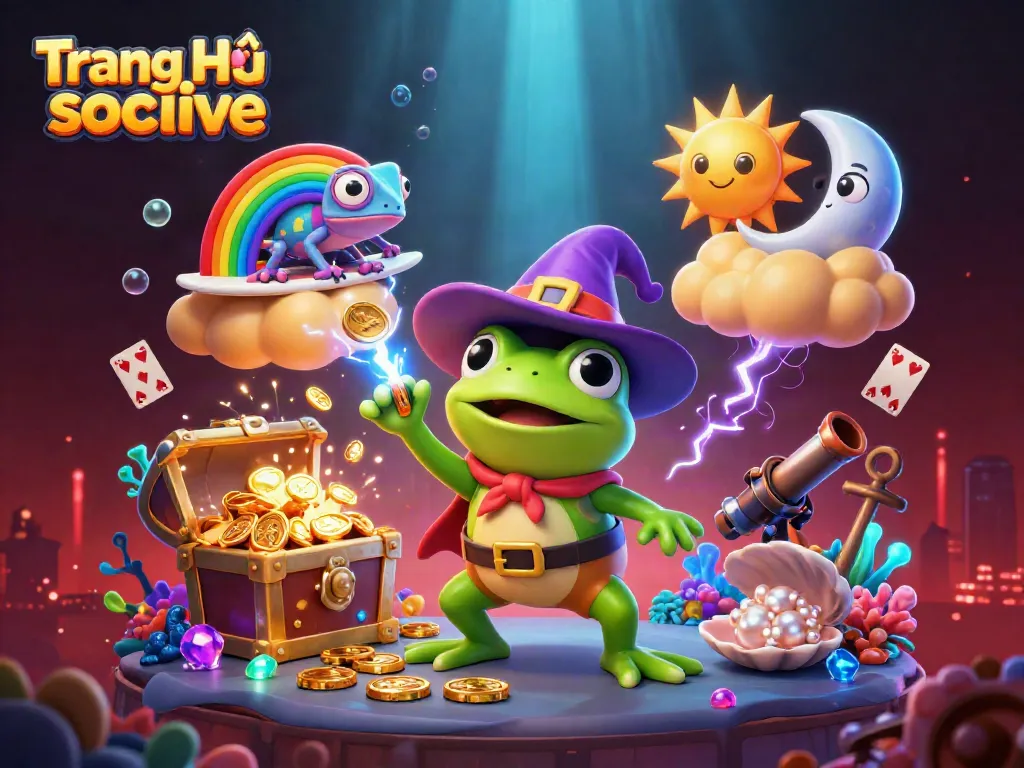 Win big on Trang Chủ socolive with the magical storm of coins and vibrant characters captivating players.