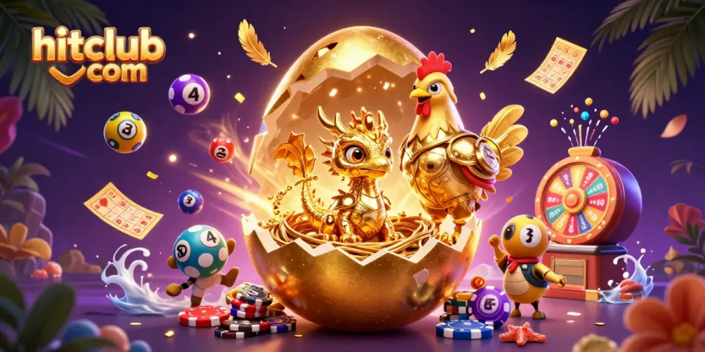 Experience thrilling gameplay at hitclub com with vibrant golden dragon and dynamic casino elements.