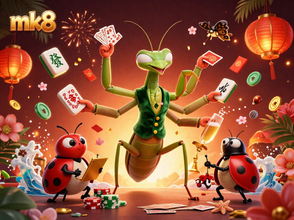 Experience thrilling gameplay at mk8 with vibrant casino characters and immersive elements.