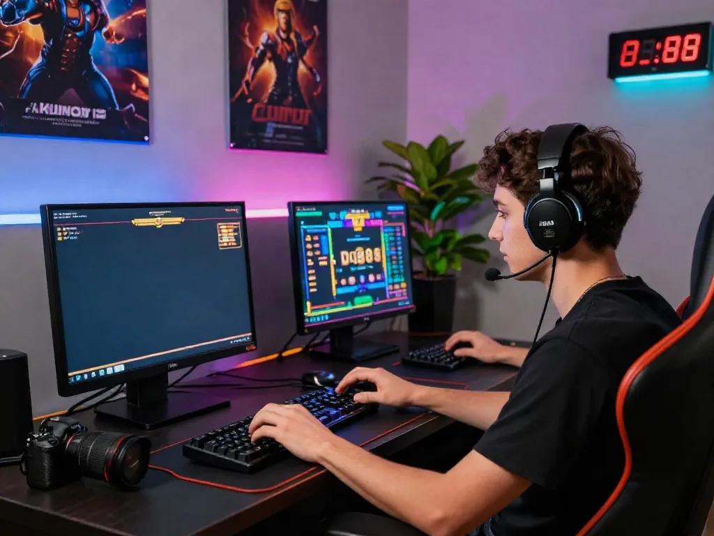 Immersive gaming experience at Du88 with vibrant online slots and cozy ambiance.