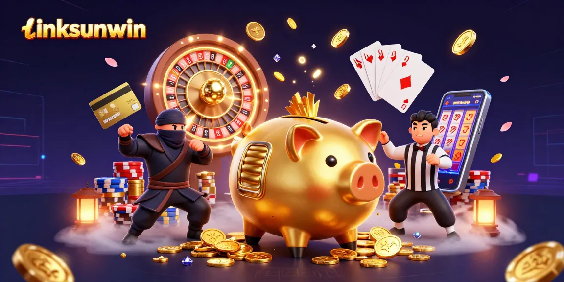 Engage with linksunwin's immersive casino experience featuring vibrant characters and dynamic gaming elements.