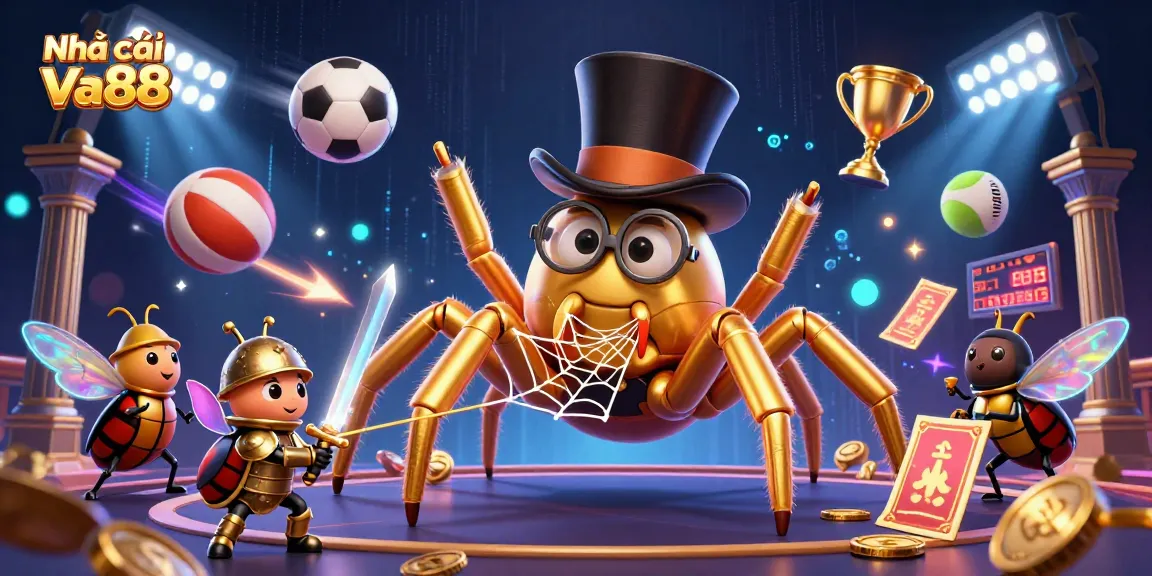 Engage with Nhà cái Va88's exciting betting scene featuring dynamic sports action and vibrant casino visuals.