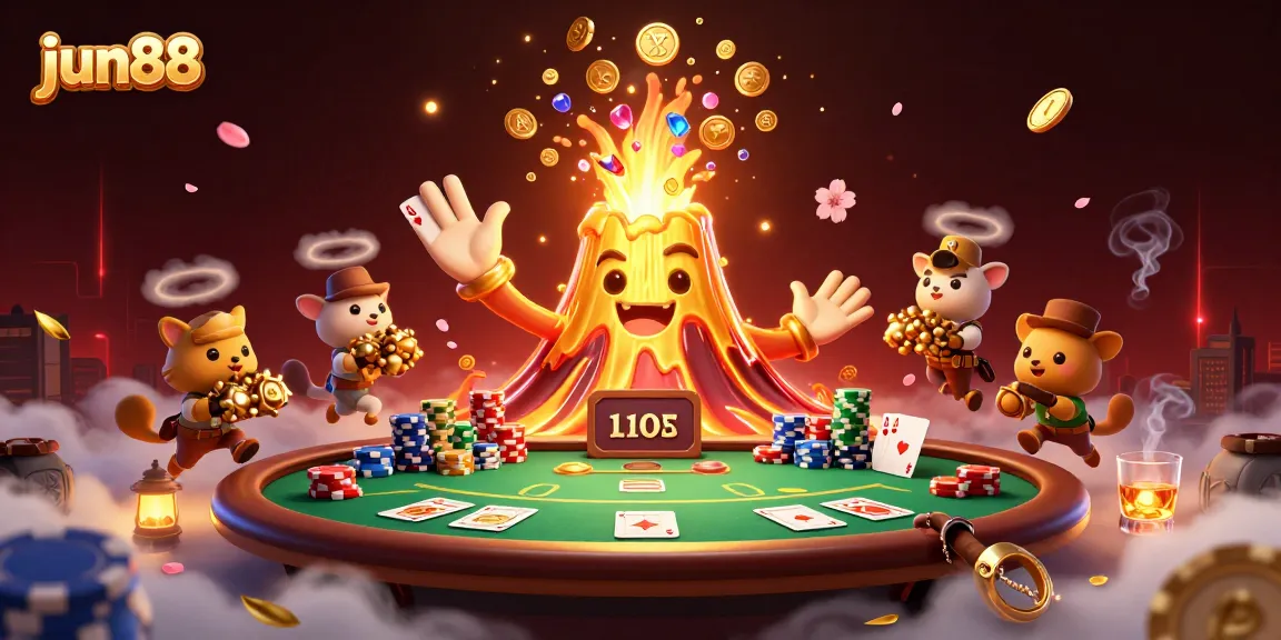 Experience thrilling play at jun88 with dynamic poker action, shining treasures, and a vibrant casino atmosphere.