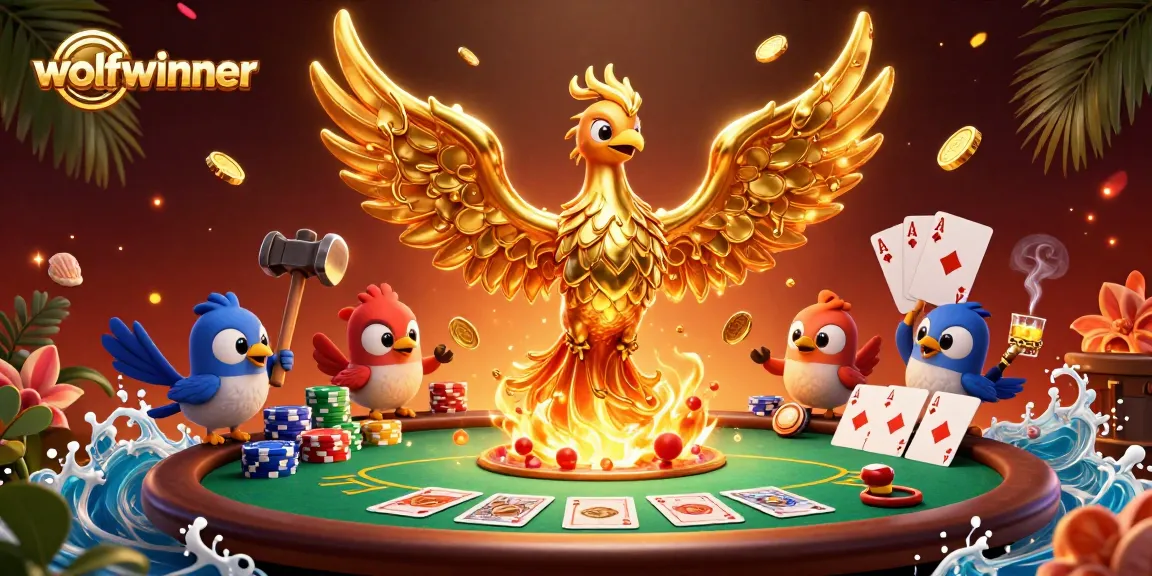 Experience the thrill of wolfwinner as you dominate the poker table and claim victory with golden phoenix
