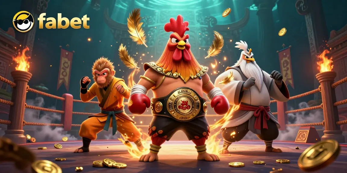 Experience thrilling action with fabet's vibrant 3D cartoon casino arena featuring dynamic characters.